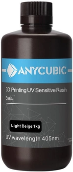 Базова смола Anycubic для 3D принтера Світло-бежева 1 кг (SPTBI-102C)