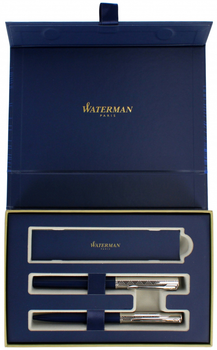 Zestaw Waterman Allure Deluxe Blue Długopis + Pióro wieczne Niebieskie (5000005076357)