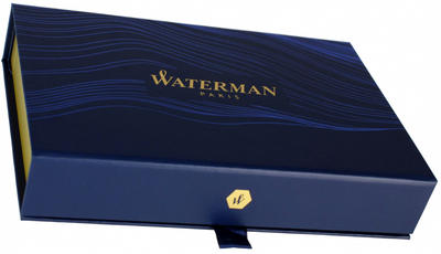 Набір Waterman Allure Deluxe Blue Кулькова ручка + Пір'яна ручка Сині (5000005076357)