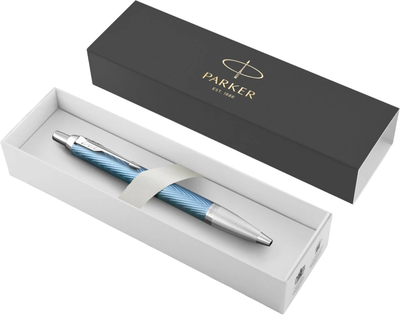 Długopis Parker IM Premium CT Ballpoint Pen Blue Grey Niebieski (3026981436451)