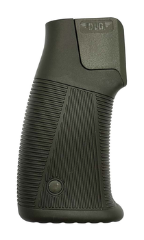 Пістолетна рукоятка DLG Tactical (DLG-182) для AR-15 (полімер) прогумована, олива