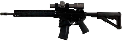 Цівка X-GUN Handguard MK1 13.5" для AR-15 (алюміній) чорна