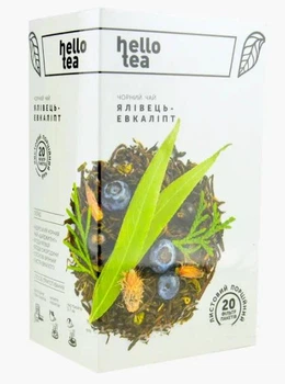 Чай Hello tea "Можжевельник-эвкалипт" пакетированный, 20шт
