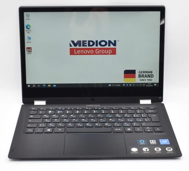 Ультрабук планшет 13,3" Medion (Lenovo Group) E3221 Yoga Intel Pentium N5030 RAM 8 ГБ SSD 128 ГБ Win10 б/в Трансформер (2082)