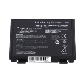 Аккумулятор ASUS A32-F82 (F52, F82, K40, K50, K51, K60, K61, K70, X5D, X87, X8A) 11.1V 4400mAh Black