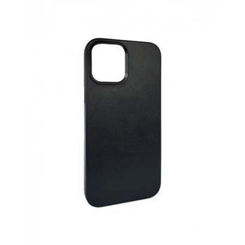 Чохол Leather Case with MagSafe no logo для iPhone 13 Чорний