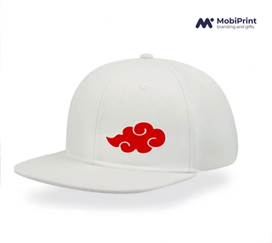 Кепка Snapback Облако Акацуки Наруто ( Akatsuki Naruto) Белый (9276-3044-WT)