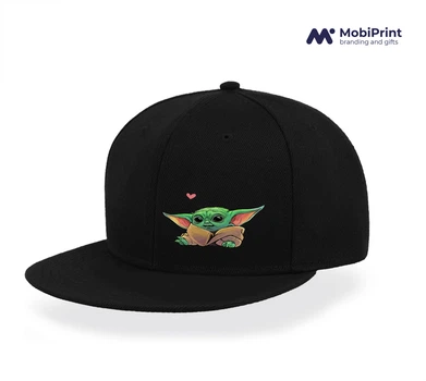 Кепка Snapback Грогу Йода лайк(Grogu Baby Yoda) Черный (9276-3522-BK)