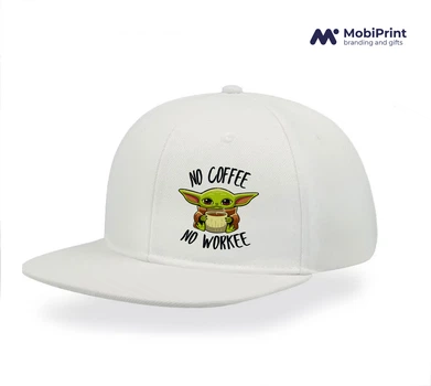 Кепка Snapback Бейби Йода Белый (9276-1987-WT)