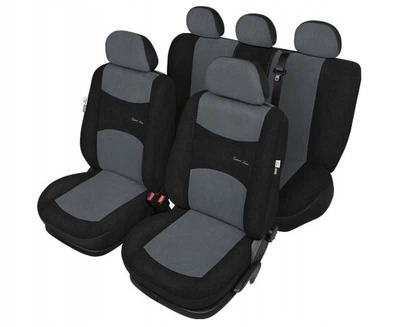Авто чехлы из автоткани для GEELY FC 2006-2011 (2002-2011) Kegel-Blazusiak SPORT LINE+ серый