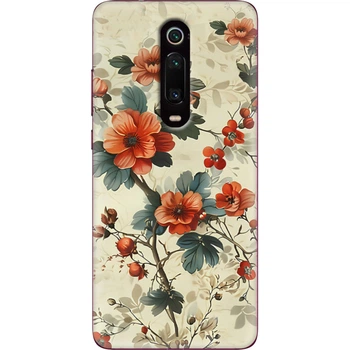 Силіконовий Чохол з Картинкою для Xiaomi Mi9T Pro Принт (Квітка Сакура) (037376-ysm008)