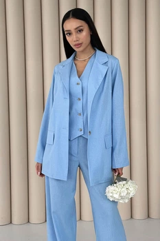Жакет Jadone Fashion Мей XS голубой