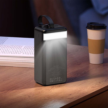 Портативний зарядний пристрій Power Bank Hoco J123C PD20W+22.5W ємністю 60000 mAh Чорний