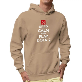 Худі чоловіче JHK "Keep calm and play DOTA 2" M Бежевий (MD-26-8073-19-27)