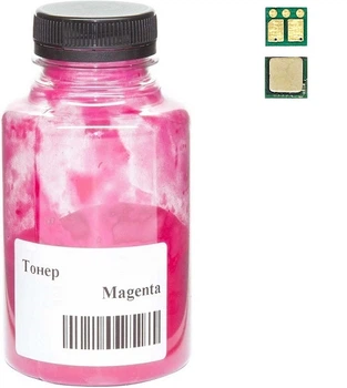 Тонер и Чип для Canon i-Sensys LBP633, LBP633Cdw АНК Magenta 35г 50000374
