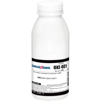 Тонер для OKI Black (45488802) TOMOEGAWA Black 80г NRX-01-80