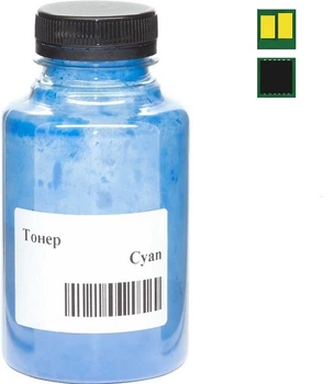 Тонер и Чип для Canon i-Sensys LBP673 АНК Cyan 50г 50000444