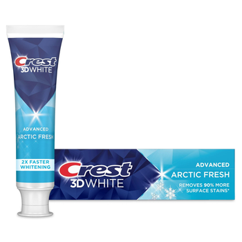Отбеливающая зубная паста Crest 3D White Advanced Arctic Fresh от зубного камня и для ежедневного пользования и отбеливания с 1 чисткой КРЕСТ США |93 г.