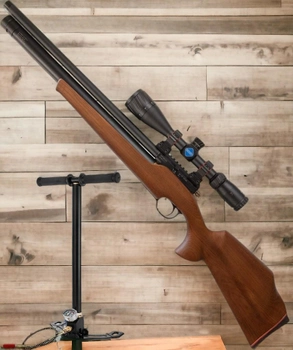 Пневматична гвинтівка (РСР) ZBROIA Хортиця 550/230 (коричневий) + Насос Air Pump