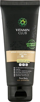 Крем сонцезахисний для обличчя та тіла - VitaminClub Face/Body Sun Protection SPF30+ 75ml