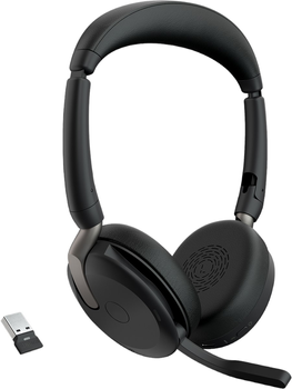 Słuchawki Jabra Evolve2 65 Flex Link380a MS Stereo with Charging Stand Black (26699-999-989)