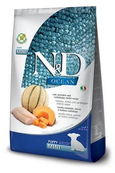 Сухой корм Farmina (Фармина) N&D OCEAN DOG COD, PUMPKIN & CANTALOUPE MELON PUPPY MINI - 800 гр