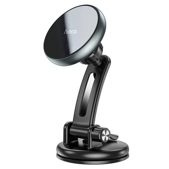 Держатель для телефона в автомобиль на панель\лобовое стекло Hoco CA100 Ring Magnetic Сenter Сonsole Car Рolder