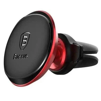 Держатель для телефона в автомобиль магнитный BASEUS Magnetic Air Vent Car Mount Holder Red (SUGX020009)