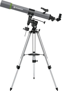 Телескоп Bresser Space Explorer 90/900 EQ3 с лунным фильтром и адаптером для смартфона (9621801)