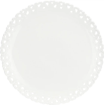 Talerz do ciasta La Porcellana Bianca Valentino porcelana 34 cm (8027549096754)