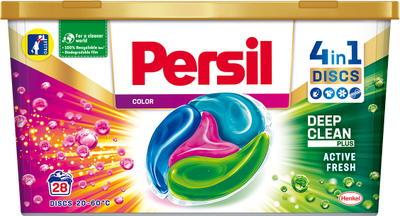 Капсули для прання Persil Discs Колор 28 шт (9000101372991)