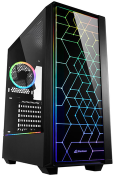 Корпус Sharkoon RGB LIT 100 Black