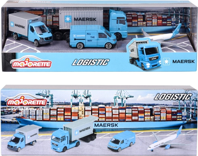 Набір транспортних засобів Majorette Maersk (3467452073360)