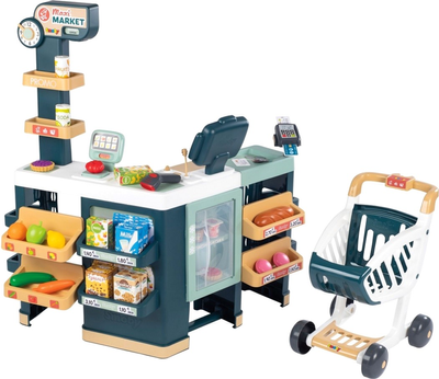 Zestaw zabawek Smoby Maxi market z wózkiem (3032163502425)