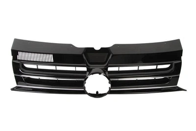 Решетка радиатора AVTM Volkswagen T5 10-15 черный глянцевый с хромированным молдингом Фольксваген Т5 АМ0037852