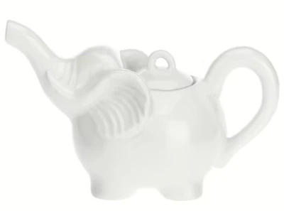 Imbryk na herbatę La Porcellana Bianca Elefanti porcelana 750 ml (8027549075605)