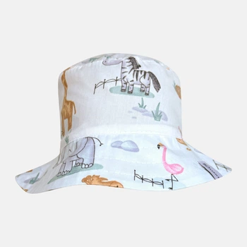 Дитяча бавовняна панама для хлопчика Babydream 52panBDspr 48 см Біла (ROZ6501037615)