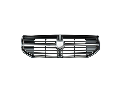 Решетка радиатора Dodge Caliber 2007-2011, хромированная/черная, AVTM, 182405991