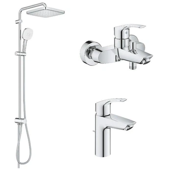 Набір змішувачів 3 в 1 для ванної Grohe Eurosmart New S-Size UA3332666503