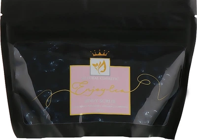 Натуральний сольовий скраб для тіла "Полуниця з вершками" - Enjoy & Joy Enjoy Eco Crew Body Scrub 220g (220g) (937537-1192731-2)