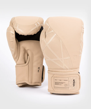Боксерские перчатки Venum Tecmo 2.0 Boxing Gloves Sand (VENUM-05004-040-12)