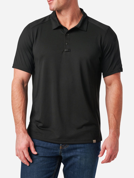 Тактическая футболка мужская 5.11 Tactical Paramount Chest Polo 41298-019 L [019] Black (888579740509)