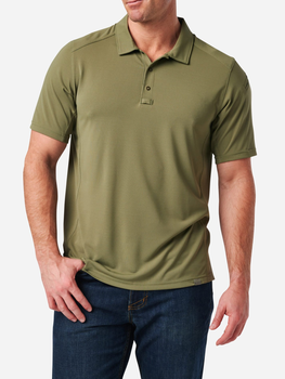 Тактическая футболка мужская 5.11 Tactical Paramount Chest Polo 41298-837 2XL [837] Tank Green (888579740776)