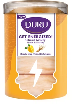 Туалетне мило Duru Get Energized Аромат цитрусових 90 г х 4 шт (8690506541569)