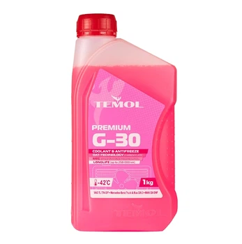 Охлаждающая жидкость TEMOL PREMIUM G-30 (1 л) антифриз розовый (41092)