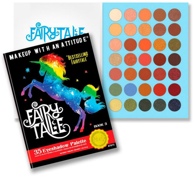 Палетка тіней для повік Rude Cosmetics 35 Eyeshadow Palette Fairy Tale Book 3 29 г (0602989879730)