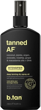 Olejek-spray do opalania B.Tan Tanned AF Intensifier Tanning Oil 236 ml (9347108003085)