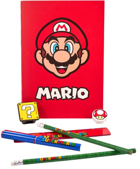 Блокнот Euromic Stationery Super Mario А5 з аксесуарами (5411217589694)