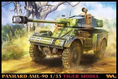 Збірна модель 1/35 Бронеавтомобіль Panhard AML-90 Tiger Model 4635