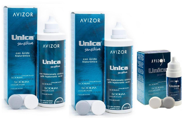 Комплект Avizor Unica Sensitive 60 мл + два Avizor Multi Action 350 мл